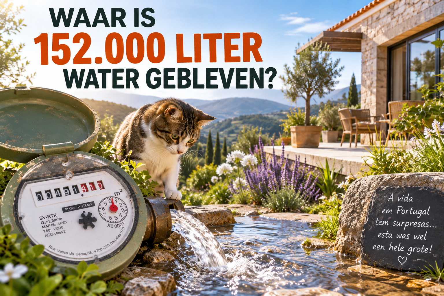 WAAR IS 152.000 LITER WATER GEBLEVEN?